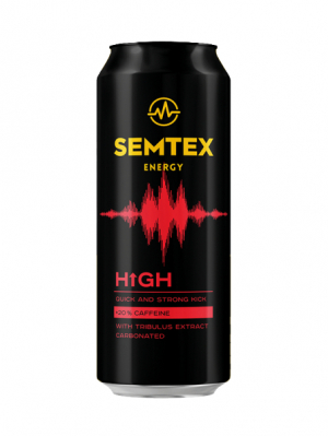 Газированный безалкогольный энергетический напиток Semtex High