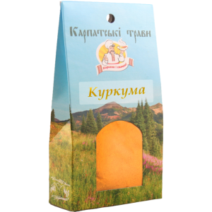 Куркума молотая ТМ "Карпатські трави" 50г, шт