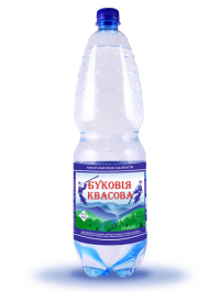 Минеральная газированная вода Буковия Квасова 1,5л