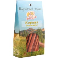 Кориця палички ТМ "Карпатські трави" 20г, шт